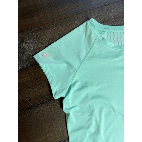 FITS24 Equestrian Tech Tee, Mint Green, Size XS - Picture 2 of 5